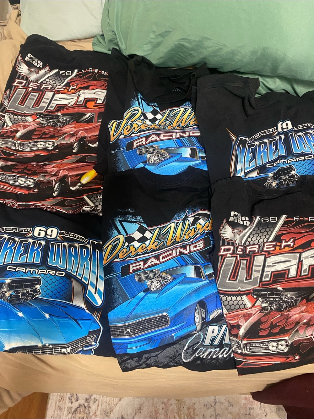 Racing men’s Graphic Tee - Blue & Black